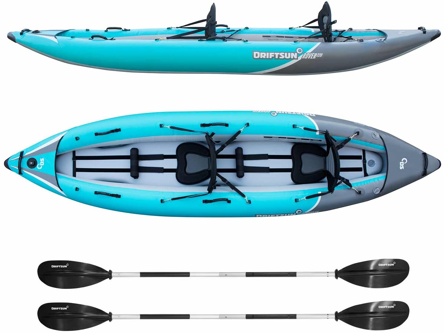 Driftsun Rover 120/220 Inflatable Tandem White-Water Kayak