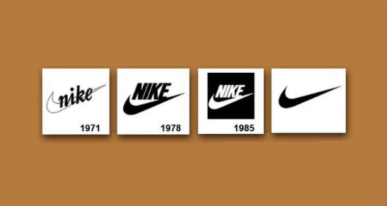 Что означает найк. Nike логотип 1978. Nike logo 1971. Свуш найк 1971. Эволюция логотипа Nike.