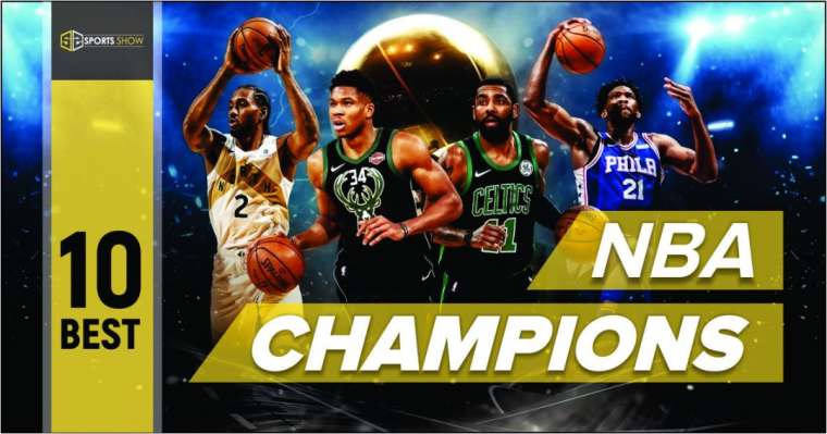 Top 10 NBA Champions Till 2021