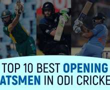 Top 10 Best Opening Batsmen in ODI Cricket Right Now