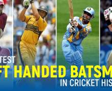 Top 10 Greatest Left-Handed Batsmen In Cricket History