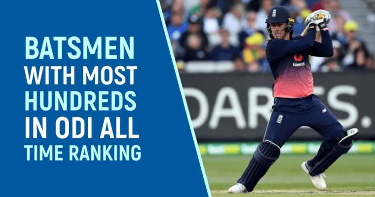 Top 10 Batsmen with Most Hundreds in ODI History | All-Time Ranking