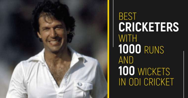 Top 10 Best Cricketers With 1000 Runs And 100 Wickets In ODI Cricket
