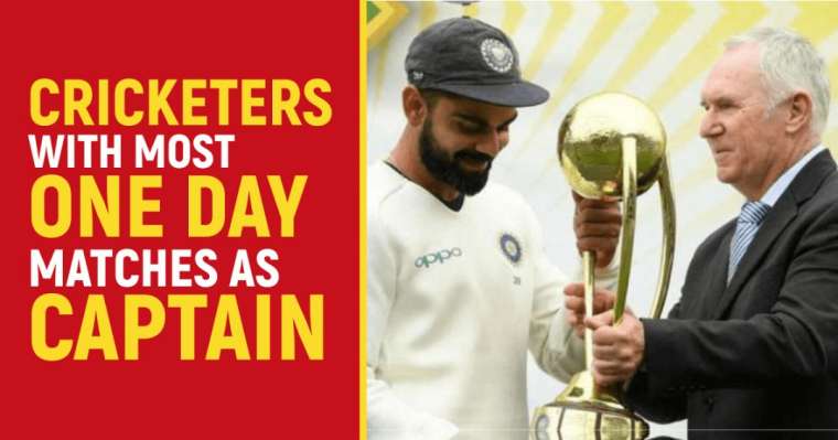 Top 10 Cricketers With Most One Day Matches As Captain