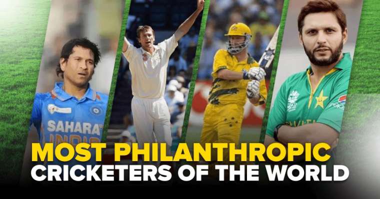 Top 10 Most Philanthropic Cricketers In The World