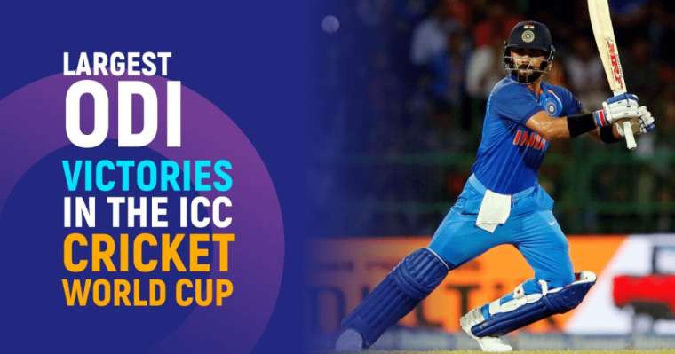 Top 10 Largest ODI Victories In The ICC Cricket World Cup