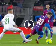 Pablo Gavi vs Elche (18/12/2021) Solo Goal & Performance