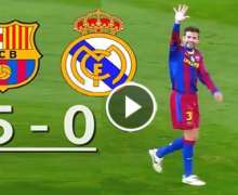 Barcelona vs Real Madrid (5-0) Extended Highlights HD