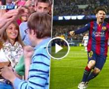 The Day Lionel Messi Made Antonella Rocuzzo Happy