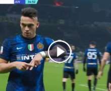 Lautaro Martinez vs Juventus Supercup (12/01/2022)