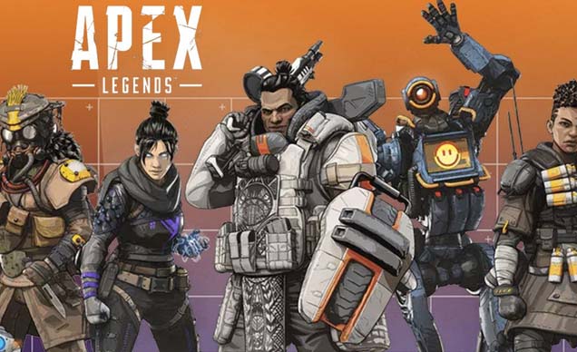 Apex Legends 3rd most popular online game