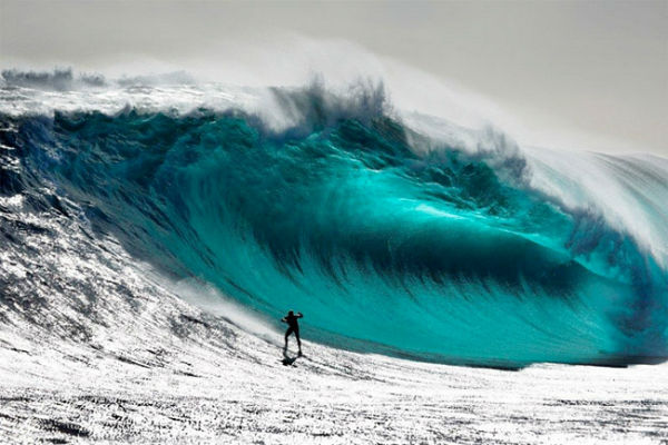 Surfing in Big Waves
