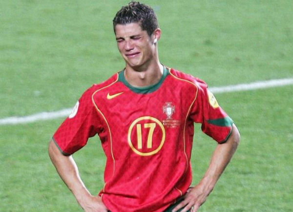Cristiano Ronaldo Crying
