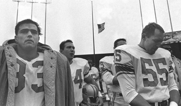 JFK Tragedy NFL