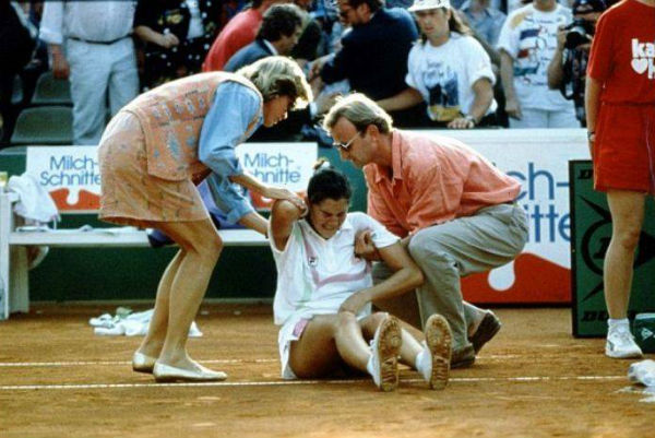 Monica Seles Stabbed