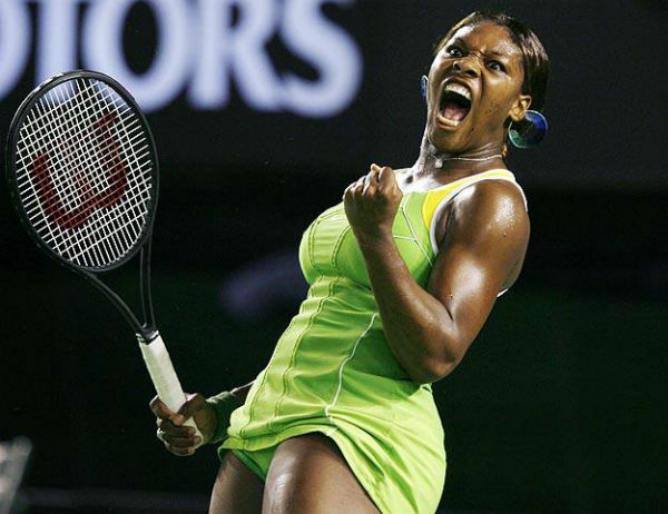 Serena Williams Celebration